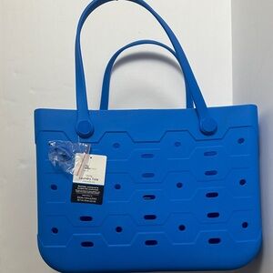 Mainstays- Blue Utility Laundry Tote Bag